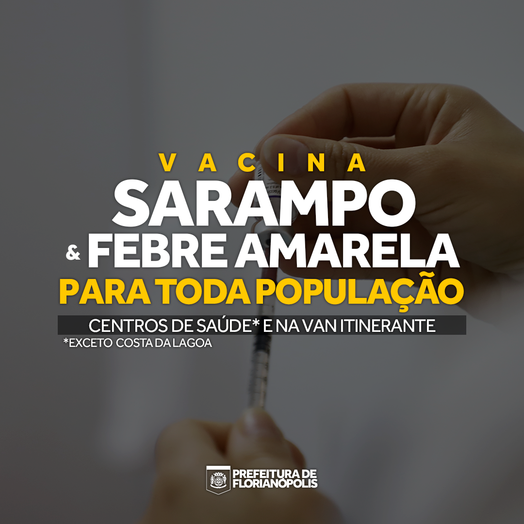 Vacina sarampo e febre amarela